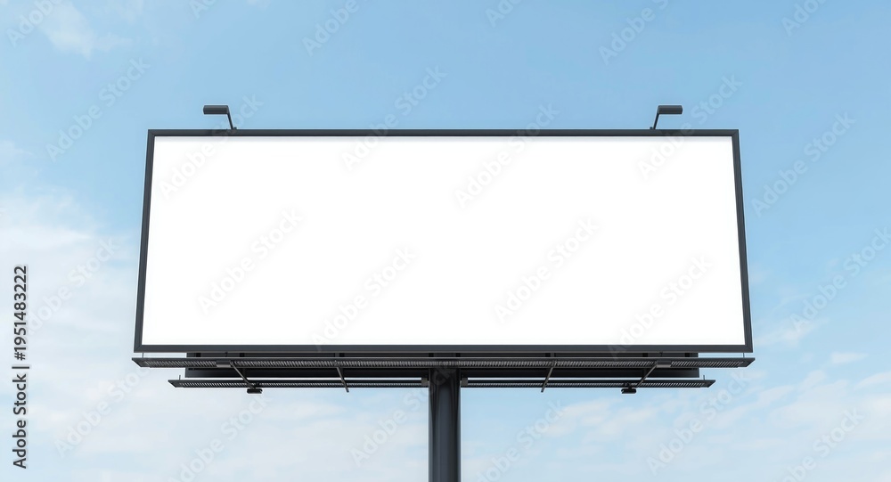Obraz premium Blank commercial billboard frames for design mockup