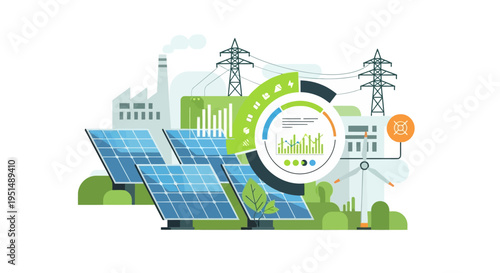 Sustainable Energy Management System: Solar, Wind, and Smart Grid Integration with Data Analytics