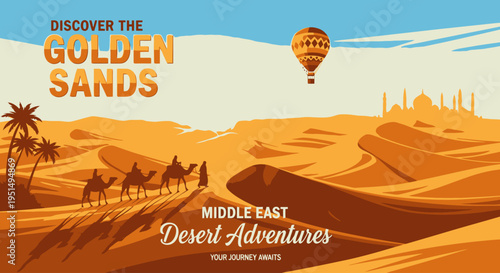 Desert Adventure in Golden Sands Middle East