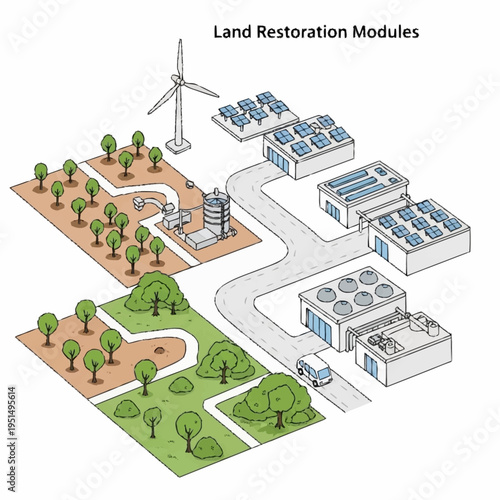 Land Restoration Modules for Sustainable Energy and Ecosystems.