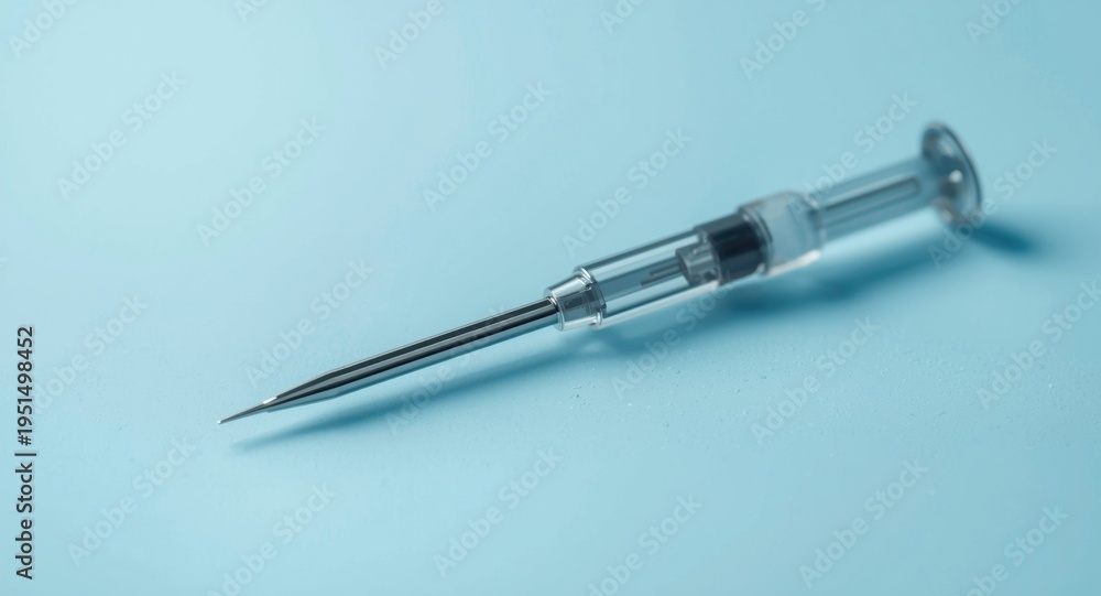 Fototapeta premium Safe and sterile lancet needle designed for diabetes blood sugar testing
