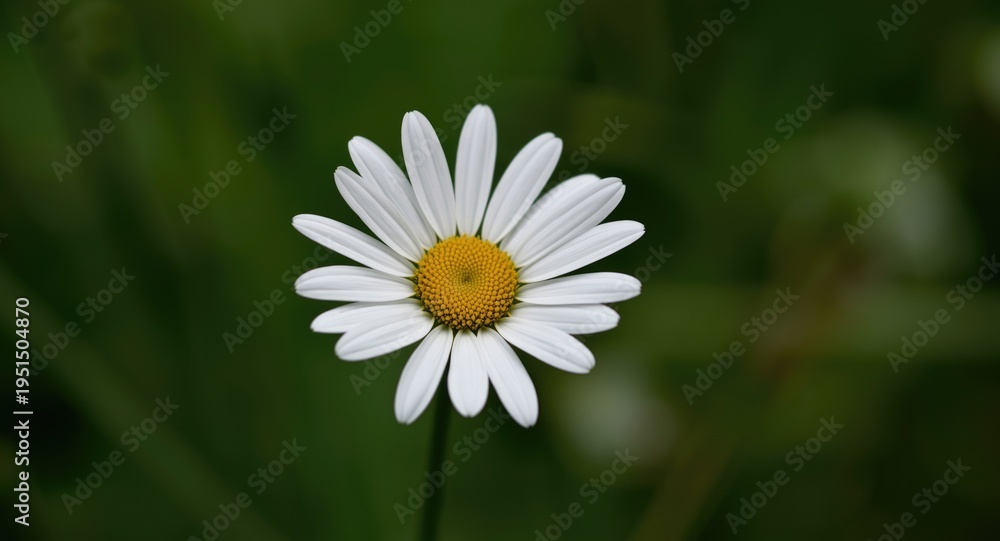 Obraz premium Graceful Dainty Daisy Flower with Vibrant Yellow Center