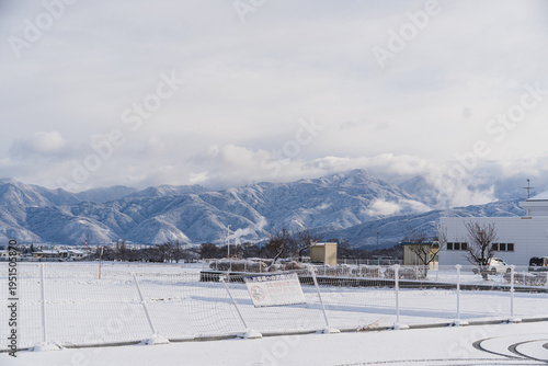Snow landscapes in Nagano