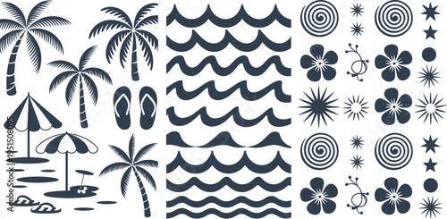 A Set of Six Minimalist Media Control Icons