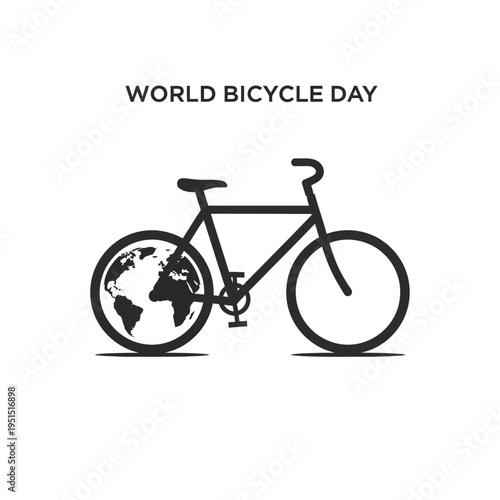 Bicycle for World Bicycle Day.