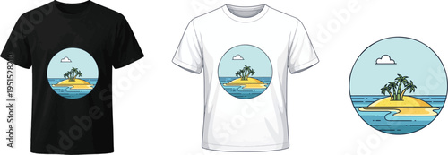 summer vector illlustration t shirt Design 