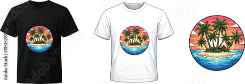 summer vector illlustration t shirt Design 