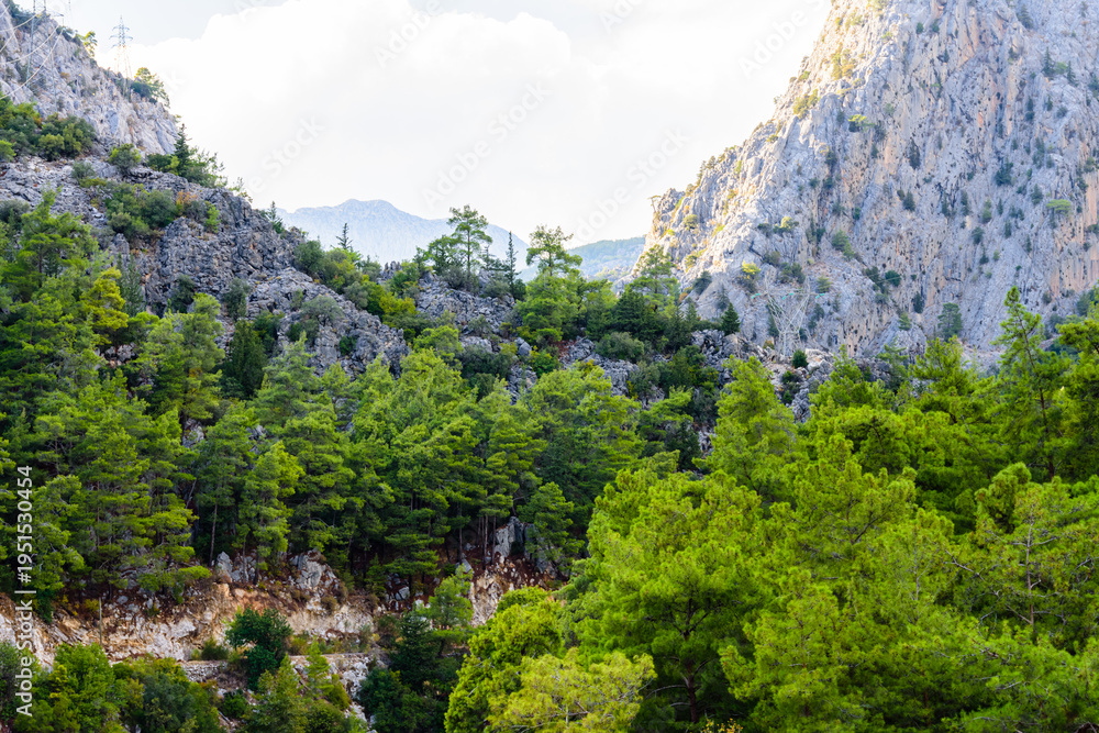 Fototapeta premium Rocks in canyon not far from the city Kemer. Antalya province, Turkey