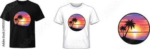 summer vector illlustration t shirt Design 