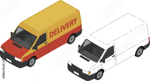 Happy young family with father mother son daughter and pet dog standing together representing love unity and domestic lifestyle vector illustration.