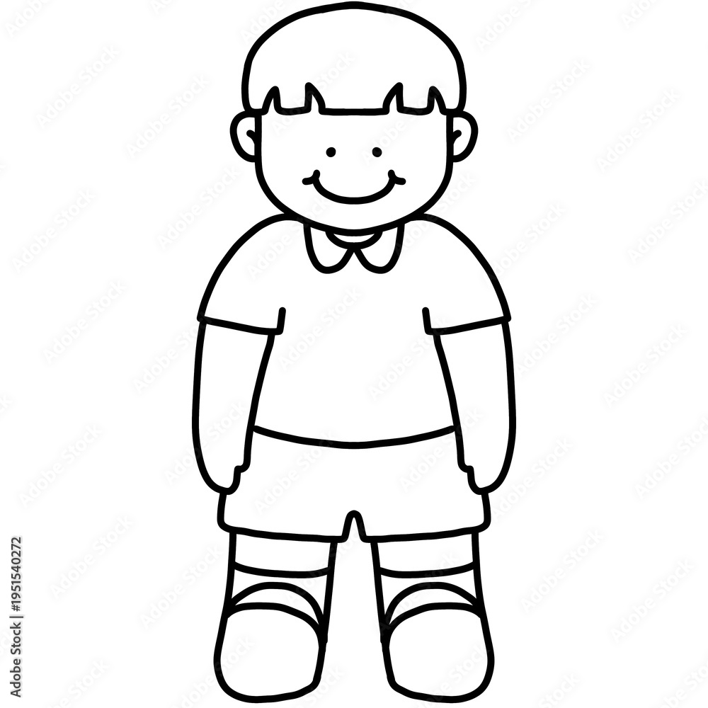 Fototapeta premium Cute kids in school uniforms