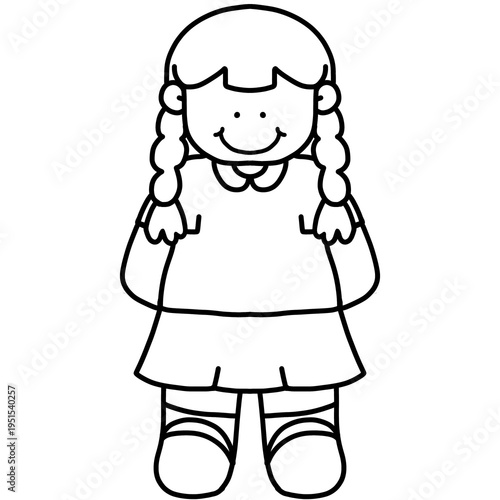 Cute kids in school uniforms