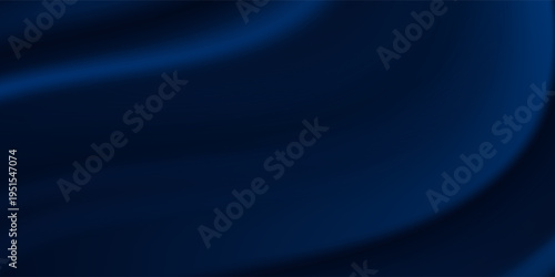  Black blue abstract background. Silk satin. Curtain, drapery. Shiny fabric. Dark. Wavy soft pleats. Navy blue elegant luxury background. Liquid wave effect. Gradient. Christmas. Festive.
