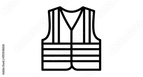 High visibility safety vest with reflective stripes for worker protection in construction.
