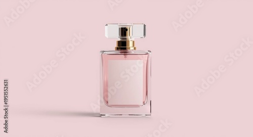 sleek perfume container mockup emphasizing modern form