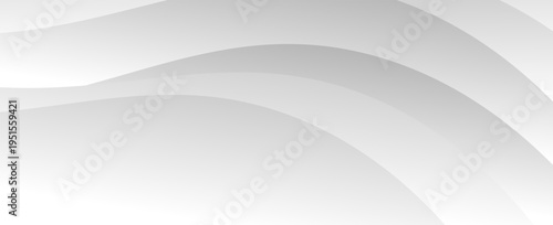 White geometric abstract background overlapping layers on bright space with line effect decoration. Circle style concept modern graphic design element for banner, flyer, card. vector illustration