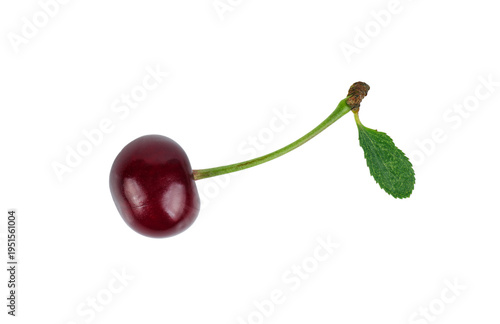 Cherry berry isolated on a white background