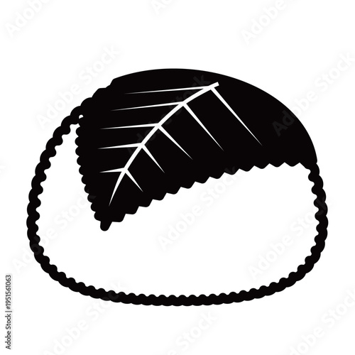 葉っぱに包まれた桜餅