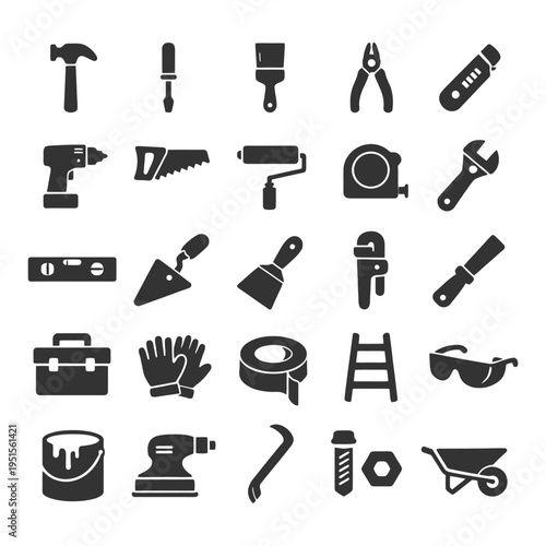 Comprehensive collection of essential tools for diy and carpentry projects.