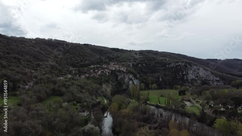 Saint Cirq Lapopie desde el aire