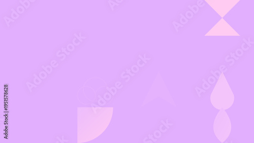Geometric Minimalist Pastel Background with Simple Shapes