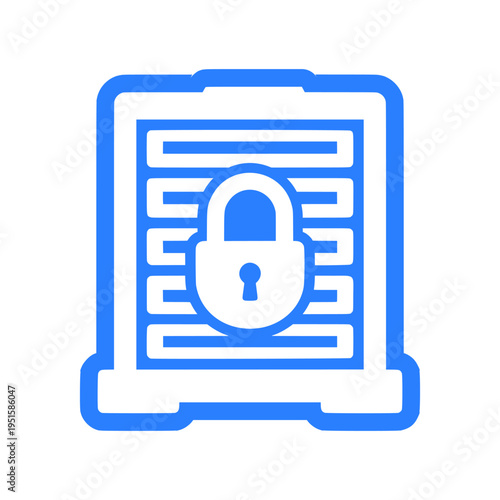 Secure Data Server Protection Icon