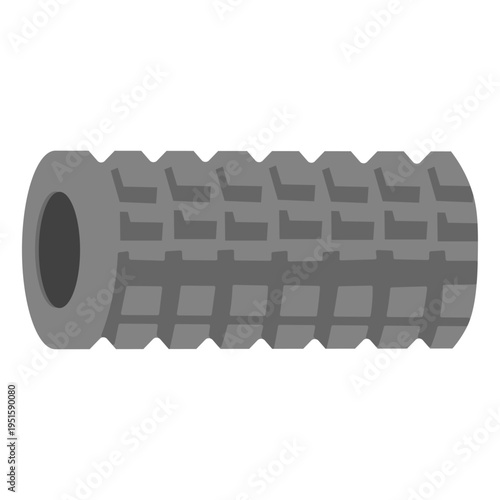 Foam Roller Yoga Massage Fitness Recovery Tool Vector