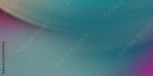 Obraz na płótnie A Gradient Of Colors With A Predominant Teal Tone And A Grainy Texture