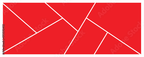 Photo collage template. Mood board grid. Square picture frame. Photography album layout. Vector illustration .EPS 20 .