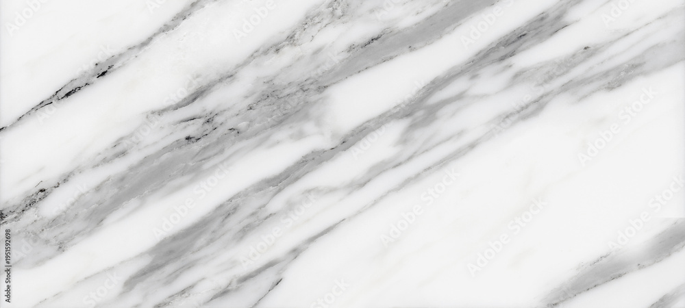 Obraz premium Natural White Marble Texture Background for Walls and Ceramic Tiles