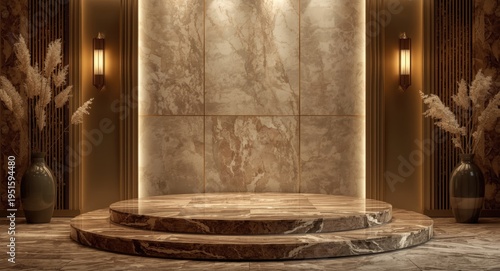 Luxury hotel suite interior...