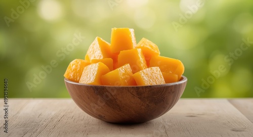 Juicy cantaloupe chunks in ...