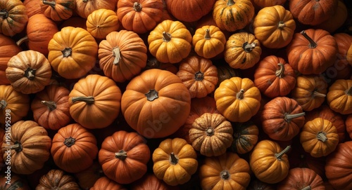Rich autumn colors in assor...