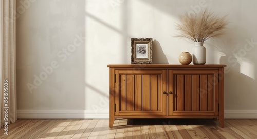 Handcrafted wooden sideboar...
