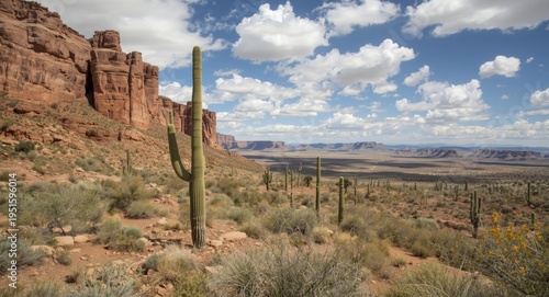 Scenic desert terrain with ...