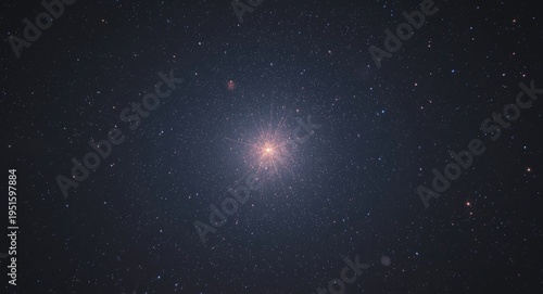 Infinite universe shining u...