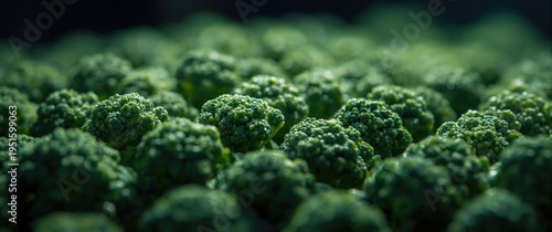 Freshly sprouted broccoli c...
