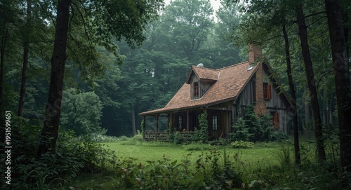 Rustic village house nestle...