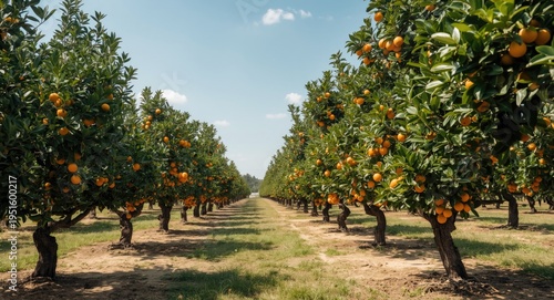 Picturesque citrus grove wi...