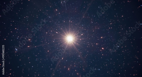 Expressive abstract night s...