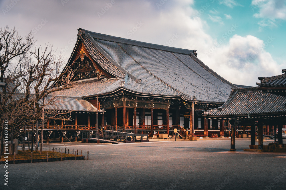 Naklejka premium 日本 京都の西本願寺