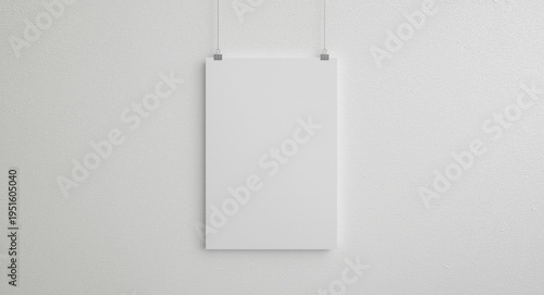 Minimalist white wall backg...