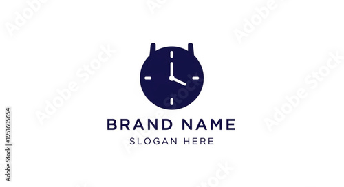 Elegant watch logo design with minimalist style for time-related businesses.
