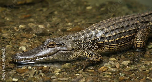 Small crocodile species nat...