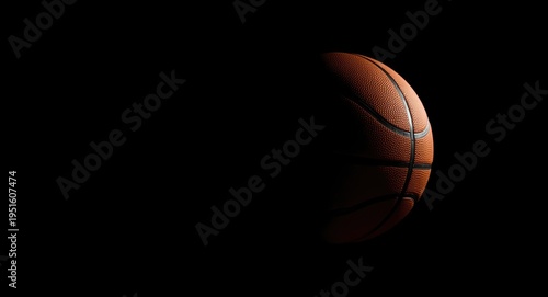 Orange basketball brightene...
