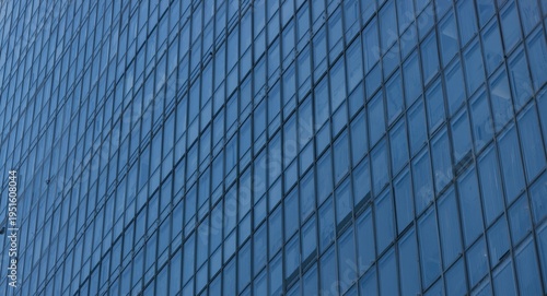 Glass covered skyscraper hi...