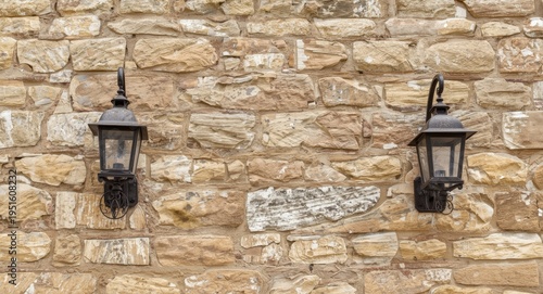 rustic vintage street lamps...
