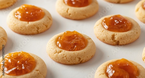 Glazed cookies filled with ...