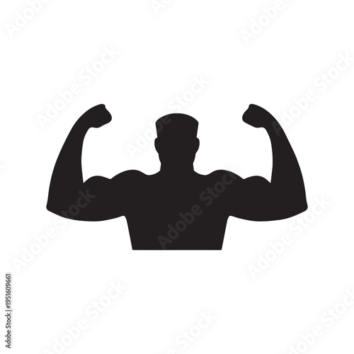 Street Workout Gym Fitness Icons Collection