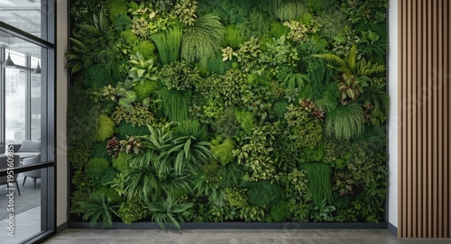 Greenery moss wall feature ...